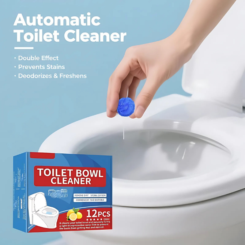 Cleaner Pro° ToiletTablets: Automatiske Drop-in Toalettrenstabletter