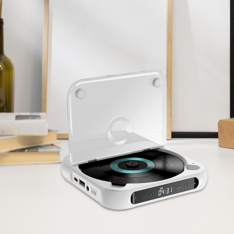 CDPlayer: Bærbar Bluetooth og Kablet CD-spiller