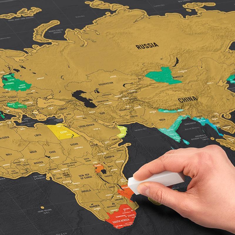 ExploreMap 1+1 GRATIS - Kradse Slukket Udforske Verden Rejse Tracker Vise Kort