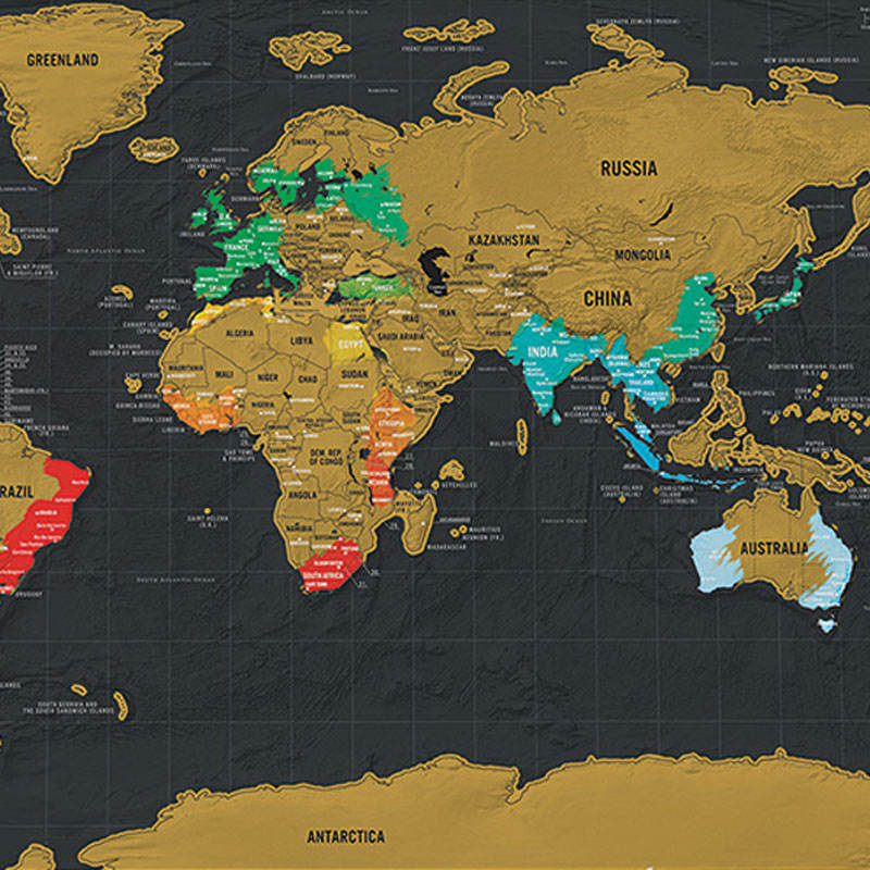 ExploreMap 1+1 GRATIS - Kradse Slukket Udforske Verden Rejse Tracker Vise Kort