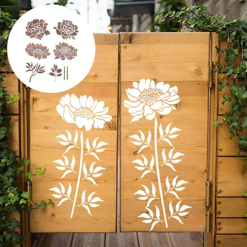 FlowerDecor - DIY Blomster Stensil Dekorasjon