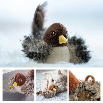 Catfri® BirdToy: Interaktiv Kvitrende Fugleleke Til Katter