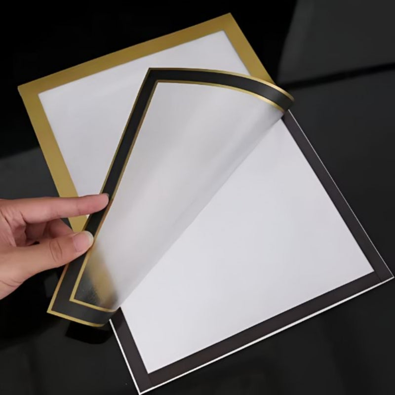 GlideHold® MagneticFrame 1+1 GRATIS: Stilfuld Selvklæbende Foto Magnetrammesæt