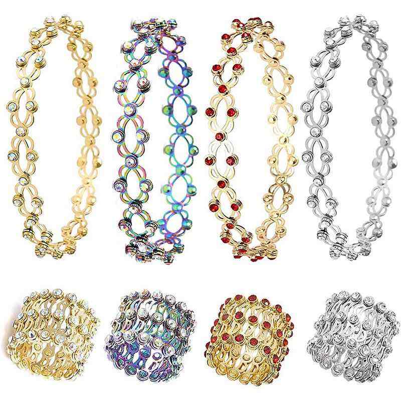Jewelance™ FlexRing 1+1 GRATIS: Elegant Design Stilfuld Fleksibel Smykke Ring Armbånd