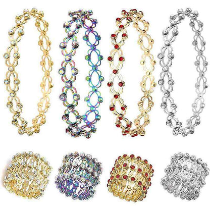 Jewelance™ FlexRing 1+1 GRATIS: Elegant Design Stilfuld Fleksibel Smykke Ring Armbånd