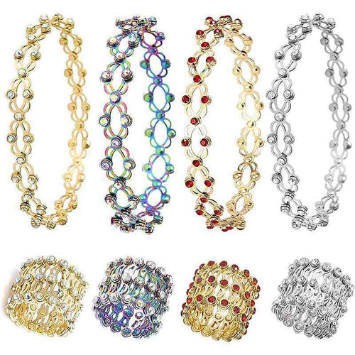 Jewelance™ FlexRing 1+1 GRATIS: Elegant Design Stilfuld Fleksibel Smykke Ring Armbånd