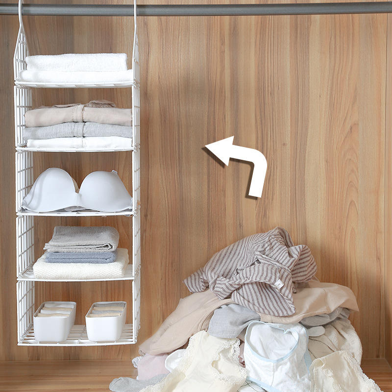GlideHold® HangingOrganizer: Plassbesparende Flerlags Vertikal Hengende Oppbevaringsorganisator