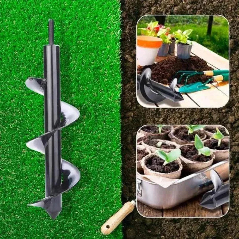 Globetrek° GardenAuger: Boretilbehør Nem Plantning Have Snegl Værktøj