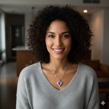 Jewelance™ CrystalHeart 1+1 GRATIS - Elegant Funklende Premium Krystal Hjerte Vedhæng