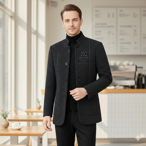 Icone™ CasualCoat: Moderne Lettvekts Allsidig Casual Frakk For Menn