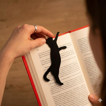 CatBookmark: Dekorativ Side Markør Og Kat Bogmærke Clips Sæt
