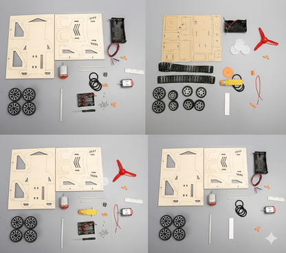 Kletshuts™ CreativeBuilder: DIY Kreativ Bygger Ingeniørvidenskab Og Mekanisk Læring Kit