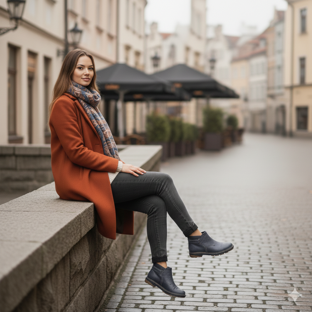 Icone™ ElegantBoots: Stilfull, Myk og Fleksibel Elegante Ankelstøvler