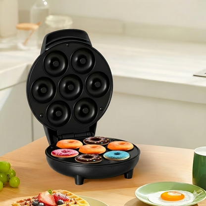 Globetrek° DonutMaker: Professionel Non-Stick Dobbelt-Side Opvarmning Donut Maker