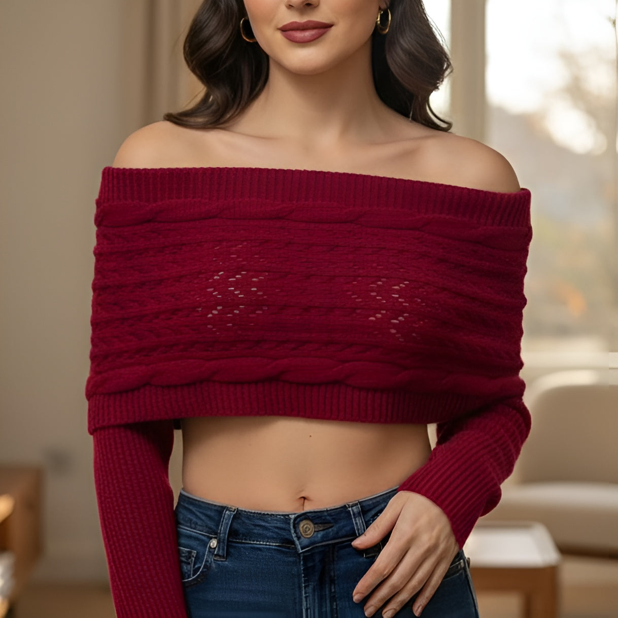Icone™ ScarfSweater: Stilfull 2-i-1 Konvertibel Varm Skjerfgenser