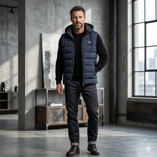 Icone™ ThermalVest - Lett, Varm, Fleksibel og Behagelig Termovest med Stilig Design