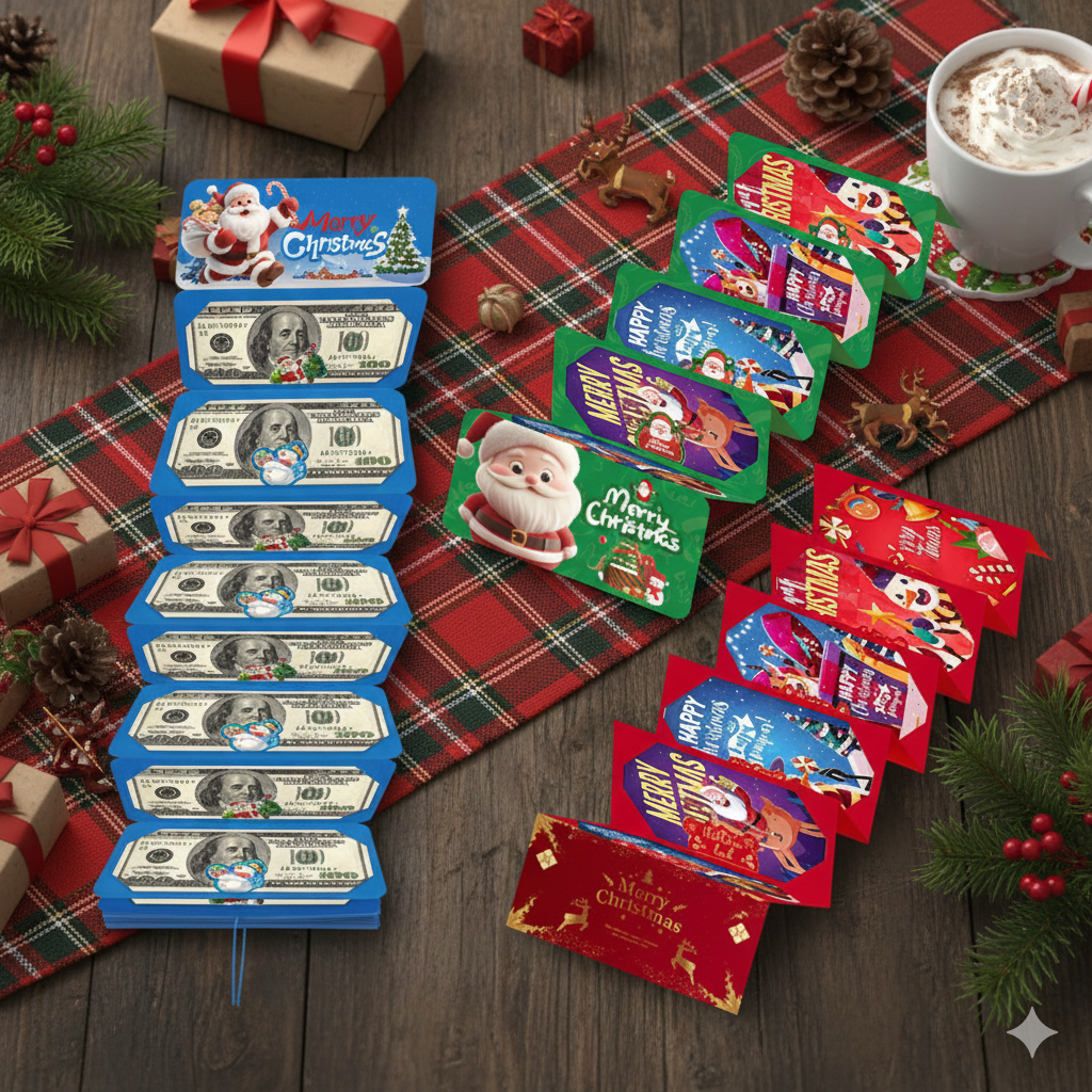 FestiveEnvelope 1+2 GRATIS: Kreativ Holdbar Festlig Konvolutt