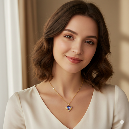 Jewelance™ CrystalHeart 1+1 GRATIS - Elegant Funklende Premium Krystal Hjerte Vedhæng