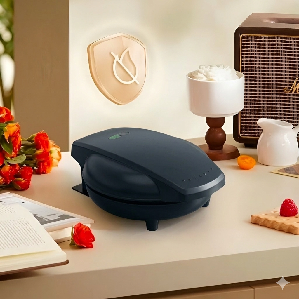 Globetrek° DonutMaker: Professionel Non-Stick Dobbelt-Side Opvarmning Donut Maker