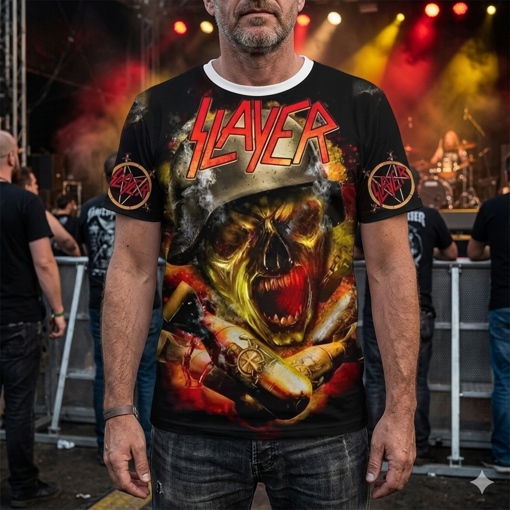 Icone™ SlayerShirt: Optimal Komfort Moderne Passform Daglig Slayer-skjorte