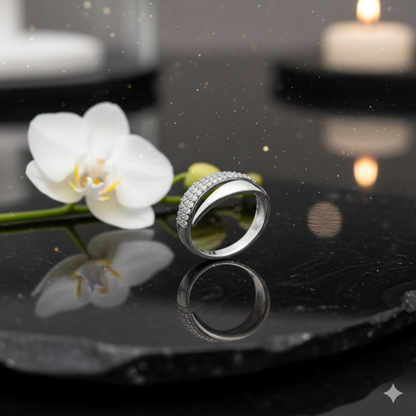 Jewelance™ AdjustableRing 1+1 GRATIS – Elegant Kvinnemote Glitrende Rhinestone Justerbar Ring