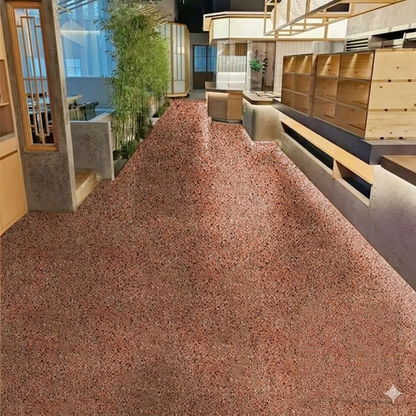 FloorCoating: Elegant Glansfuld Slutte Gulv Marmor Look Epoxy Belægning