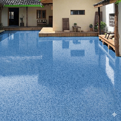 FloorCoating: Elegant Glansfuld Slutte Gulv Marmor Look Epoxy Belægning
