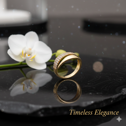 Jewelance™ AdjustableRing 1+1 GRATIS – Elegant Kvinnemote Glitrende Rhinestone Justerbar Ring