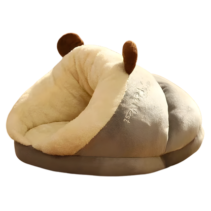 DogCatFri™ ComfyCave: Premium Blød Støtte Varm Behagelig Hule Seng Til Kæledyr