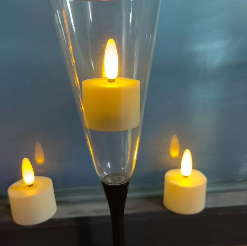 Ledsen™ CozyCandles: Genopladelige 3D Bærbare LED Te Hyggelige Stearinlys Lys