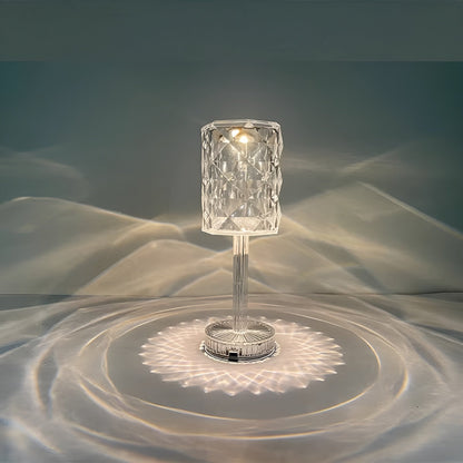 Ledsen™ SparkleLamp: Elegant Lysende Krystal Diamant Funkle Lampe