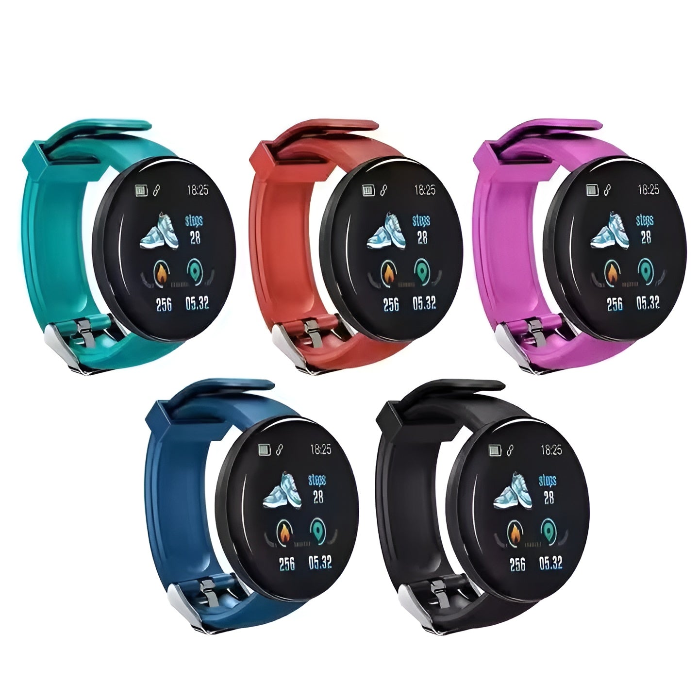 FitnessWatch 1+1 GRATIS: Premium Stilfuldt Smart Sundhed Fitness Ur