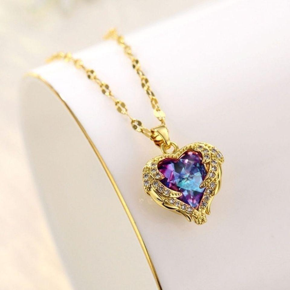 Jewelance™ CrystalHeart 1+1 GRATIS - Elegant Funklende Premium Krystal Hjerte Vedhæng