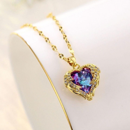 Jewelance™ CrystalHeart 1+1 GRATIS - Elegant Funklende Premium Krystal Hjerte Vedhæng