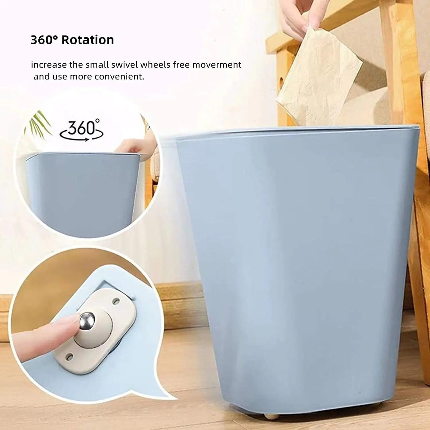 FurnitureWheels - Selvklebende 360° Roterende Møbelhjul