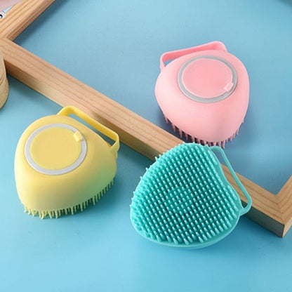 DogCatFri™ BathBrush - Massasjebørste i silikon til kjæledyr med sjampoboks