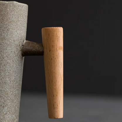 Globetrek° CeramicMug: Nordisk-Inspireret Sten Tekstureret Jord Håndværksmæssig Keramisk Krus