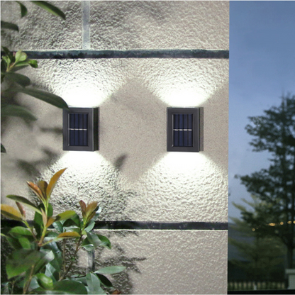 Ledsen™ WallLight: Solar Dobbelt Skygge Vegglys