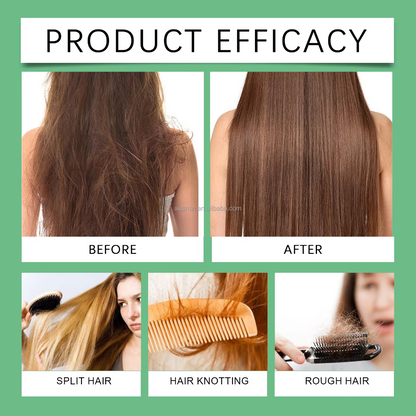 Rose® GlowShampoo 1+1 GRATIS: Naturlig Keratin Reparation Dyb Hydrering Og Strålende Glans Glow Shampoo