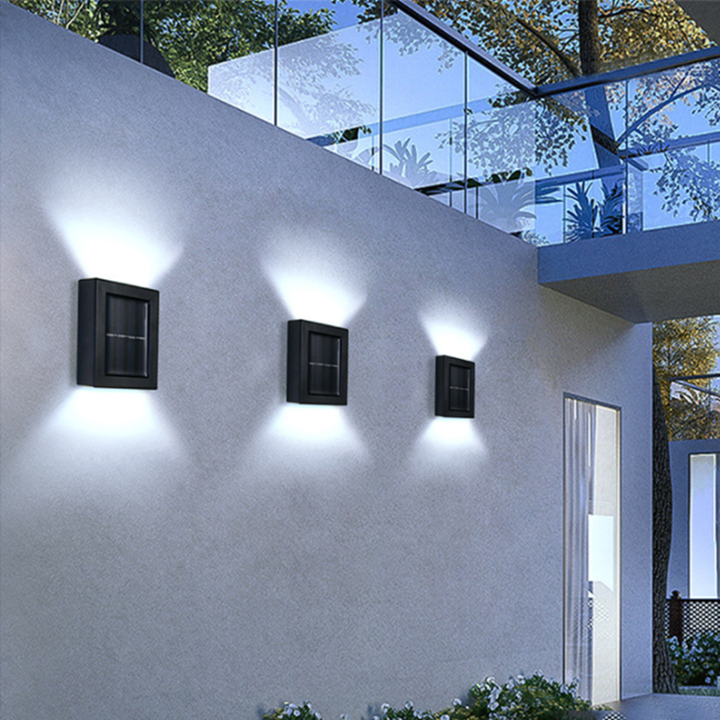 Ledsen™ WallLight: Solar Dobbelt Skygge Vegglys