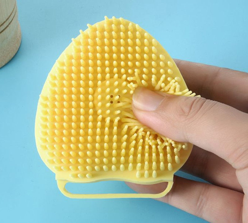 DogCatFri™ BathBrush - Massasjebørste i silikon til kjæledyr med sjampoboks