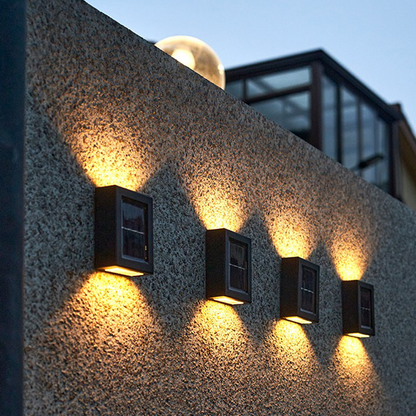 Ledsen™ WallLight: Solar Dobbelt Skygge Vegglys