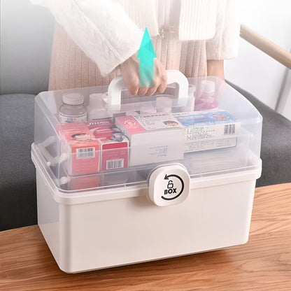 Globetrek° SmartStorage - Multifunktionel Tre-Niveaus Gennemsigtig Smart Opbevaring Organizer