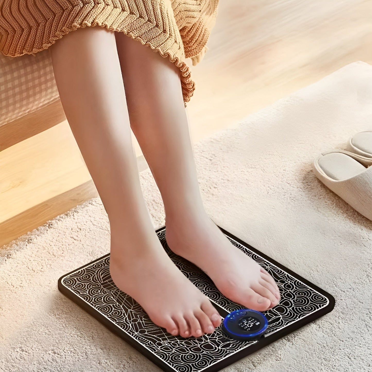 FeetRelief 1+1 GRATIS: Smart EMS Puls Fod Lindring Cirkulation Massage Pad