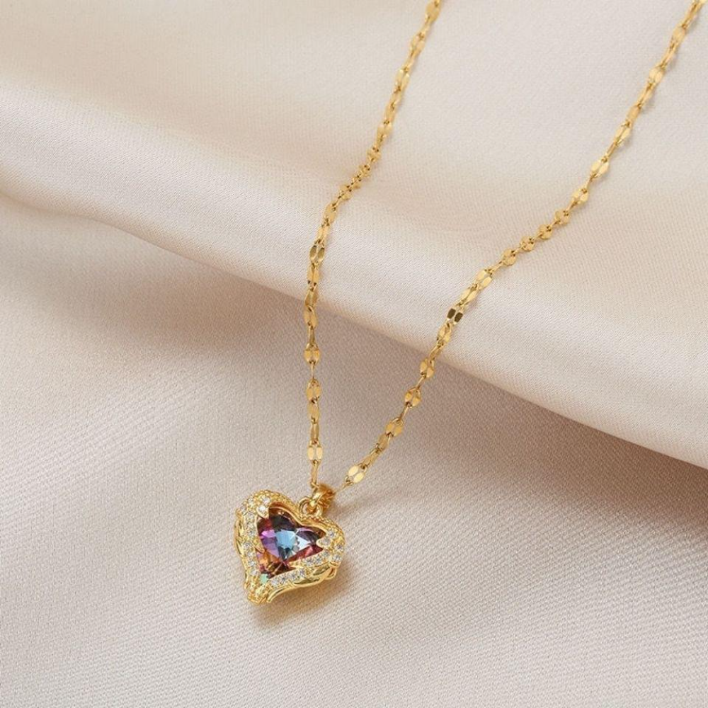 Jewelance™ CrystalHeart 1+1 GRATIS - Elegant Funklende Premium Krystal Hjerte Vedhæng