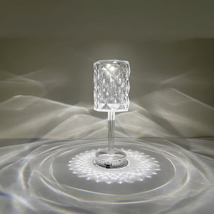 Ledsen™ SparkleLamp: Elegant Lysende Krystal Diamant Funkle Lampe