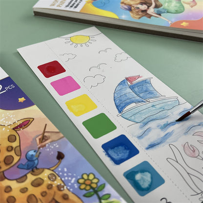Kletshuts™ PocketWatercolor - Akvarellmalebok i Lommestørrelse