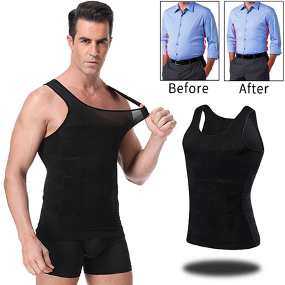 Icone™ BodyShaper 1+1 GRATIS - Menns Stilige Slanke Kroppsformende Tanktopp