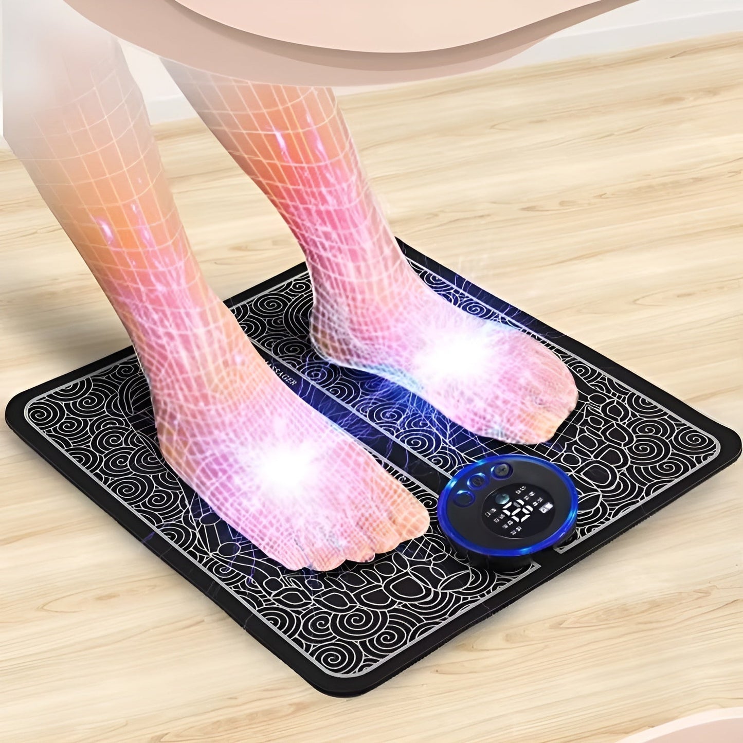 FeetRelief 1+1 GRATIS: Smart EMS Puls Fod Lindring Cirkulation Massage Pad
