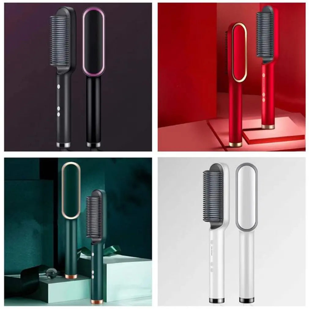 Rose® CeramicBrush - Hår Glattejern og Krøllbørste